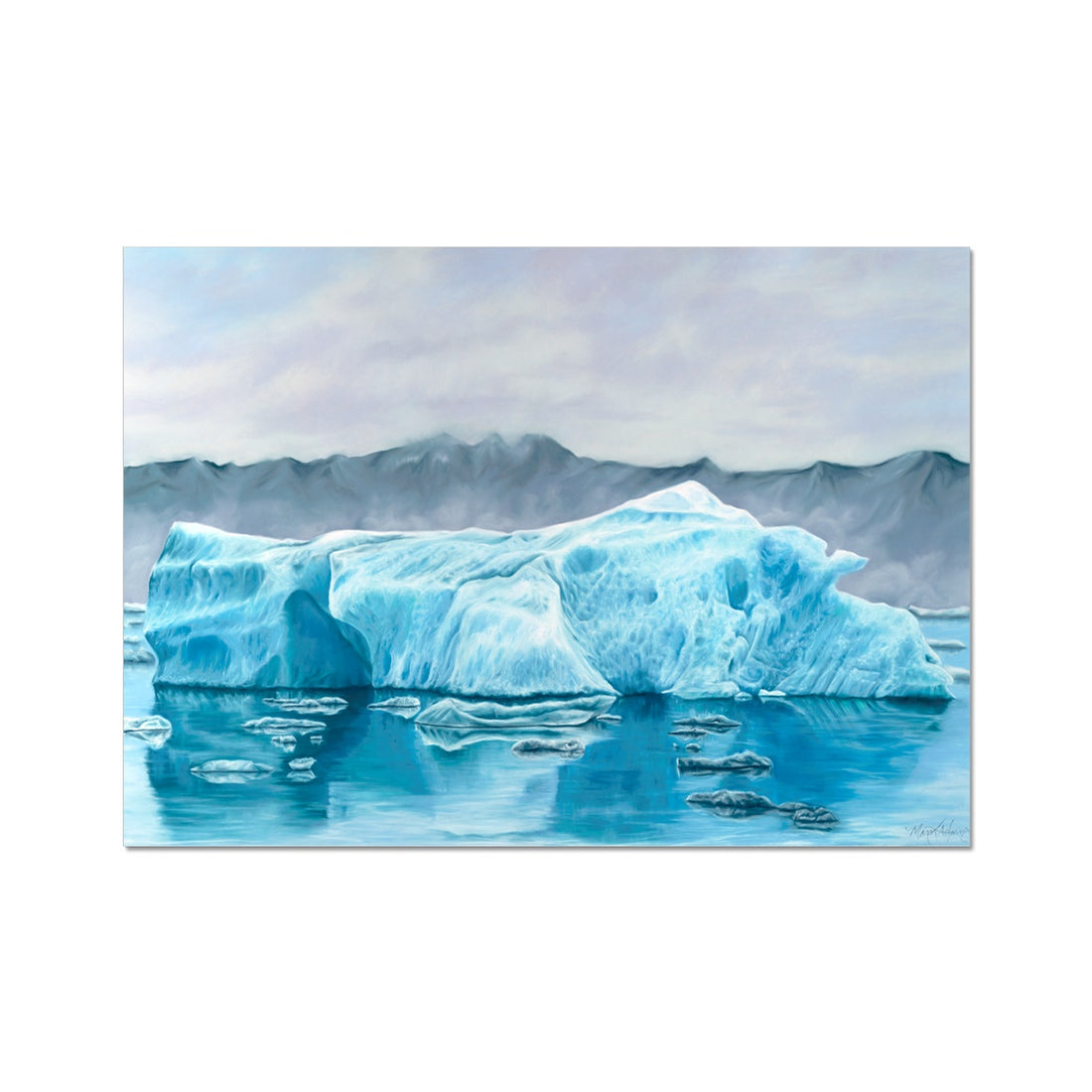 Icy Reflections Hahnemühle German Etching Print