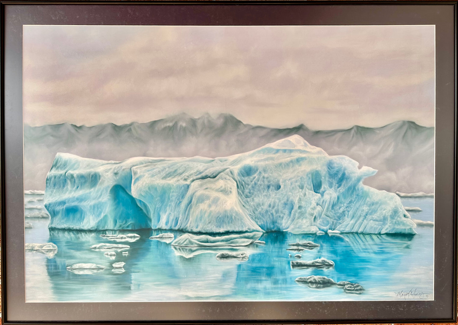 Icy Reflections Original Artwork