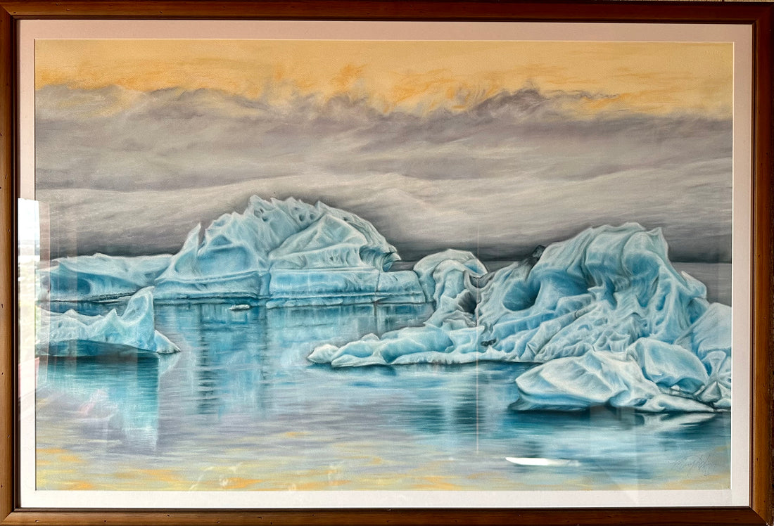 Iceberg Lagoon Original Artwork