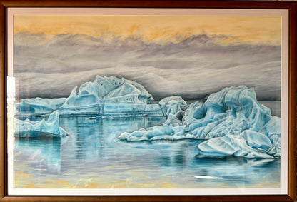 Iceberg Lagoon Original Artwork