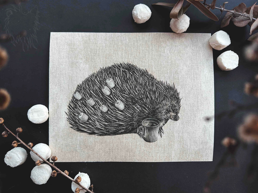 Spiked Hot Choccy Hahnemühle German Etching Print