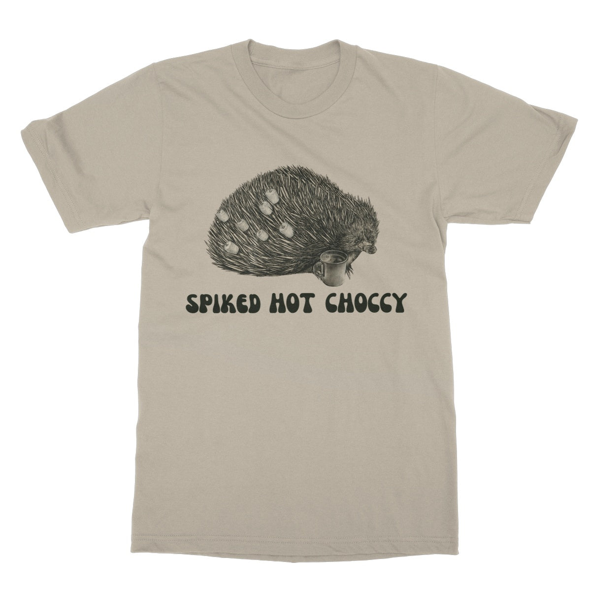 Spiked Hot Choccy Graphic  Softstyle T-Shirt