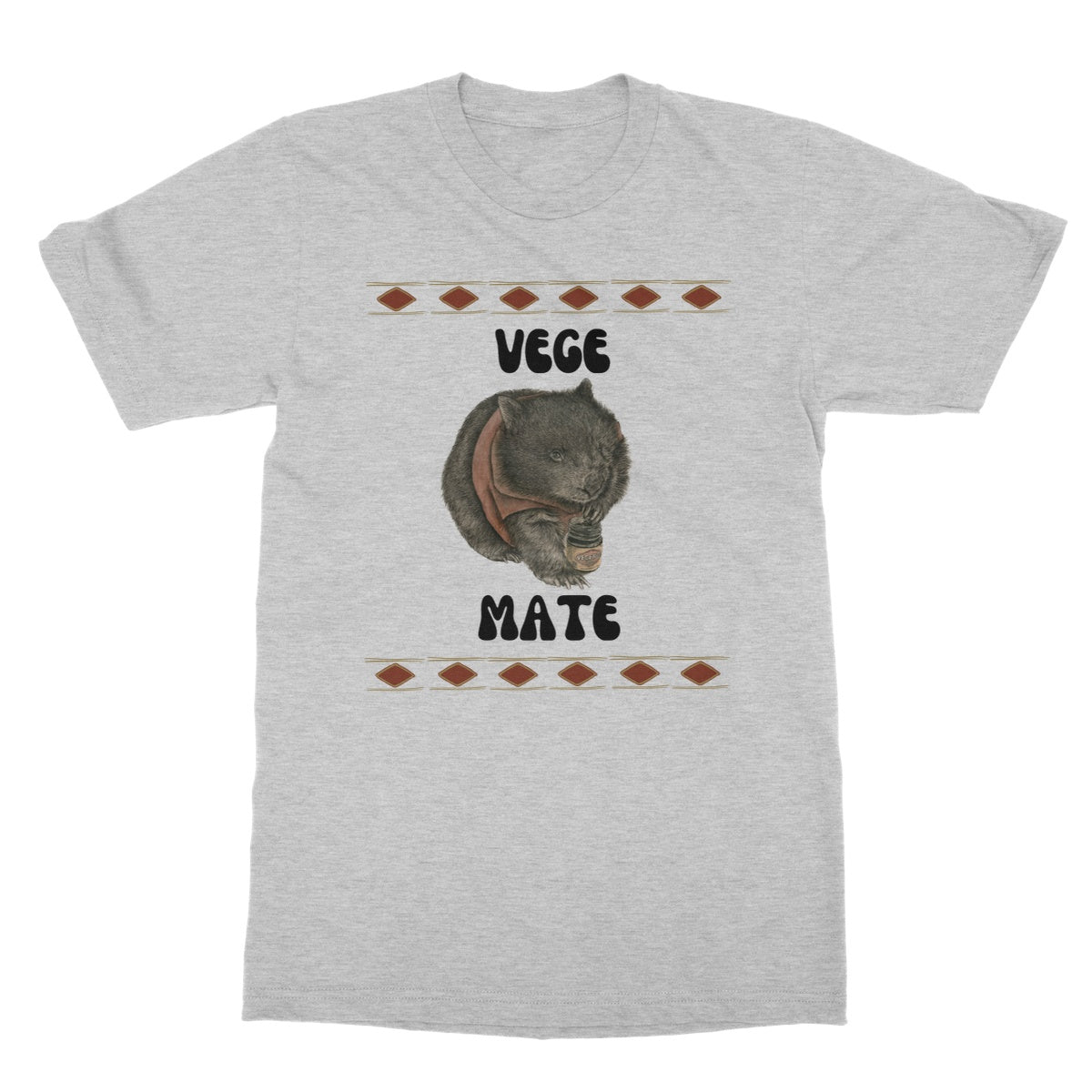 Vintage Vibes Vege Mate Graphic Softstyle T-Shirt