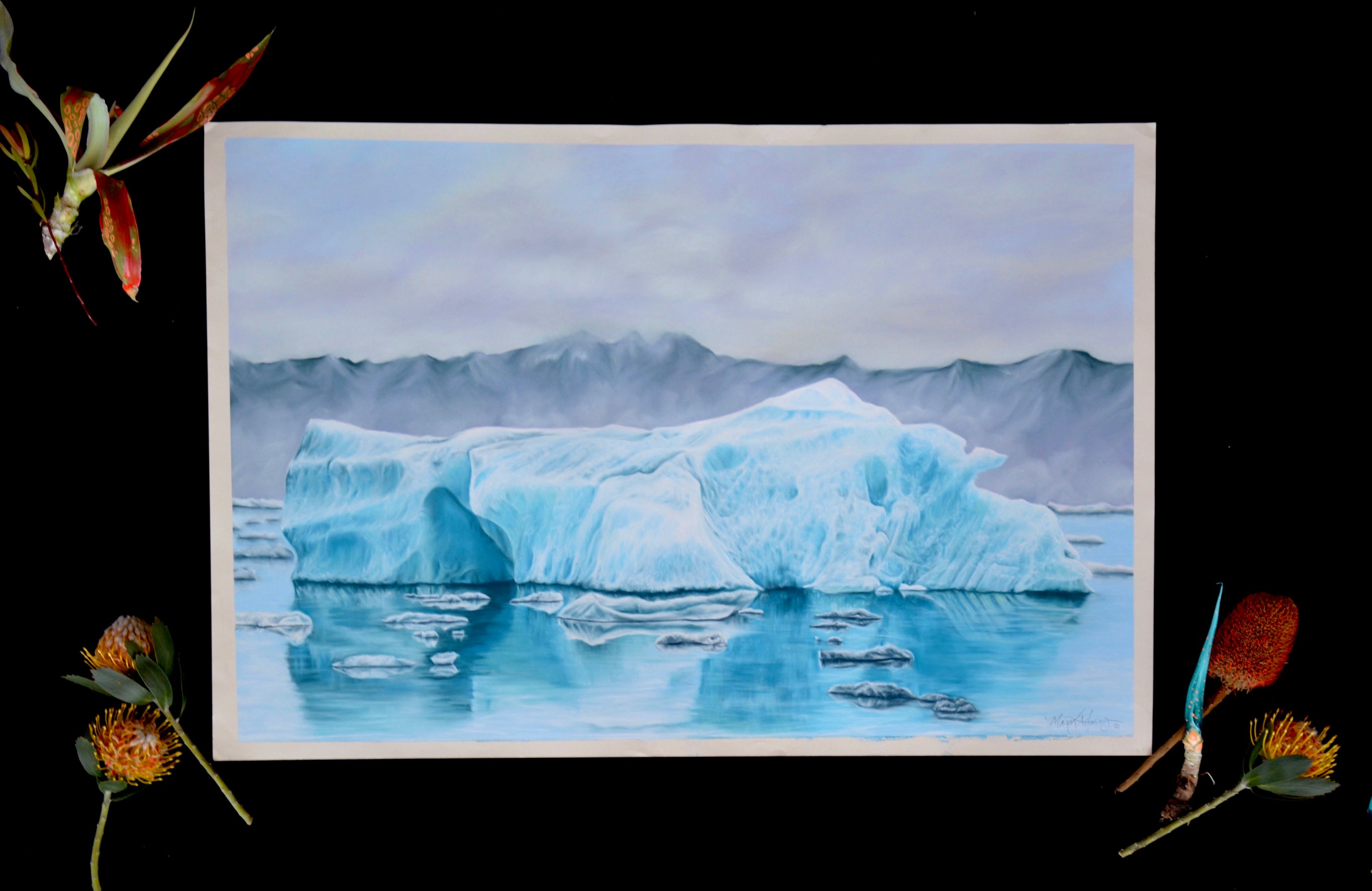 Icy Reflections Original Artwork