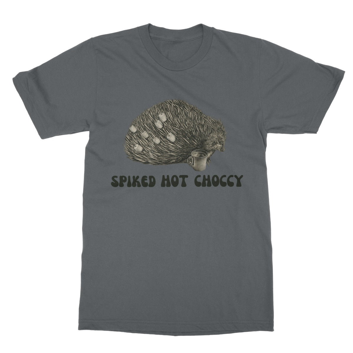 Spiked Hot Choccy Graphic  Softstyle T-Shirt