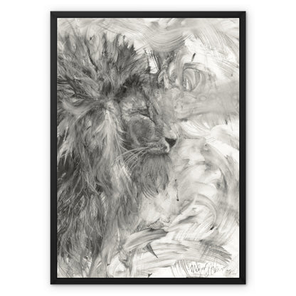 Pensive Framed Canvas