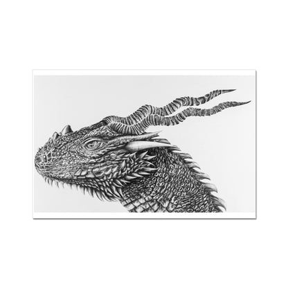 Darker Dragon  Hahnemühle German Etching Print