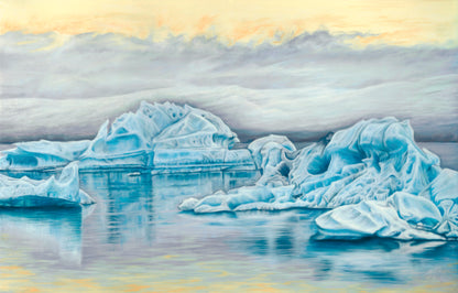 Iceberg Lagoon Original Artwork