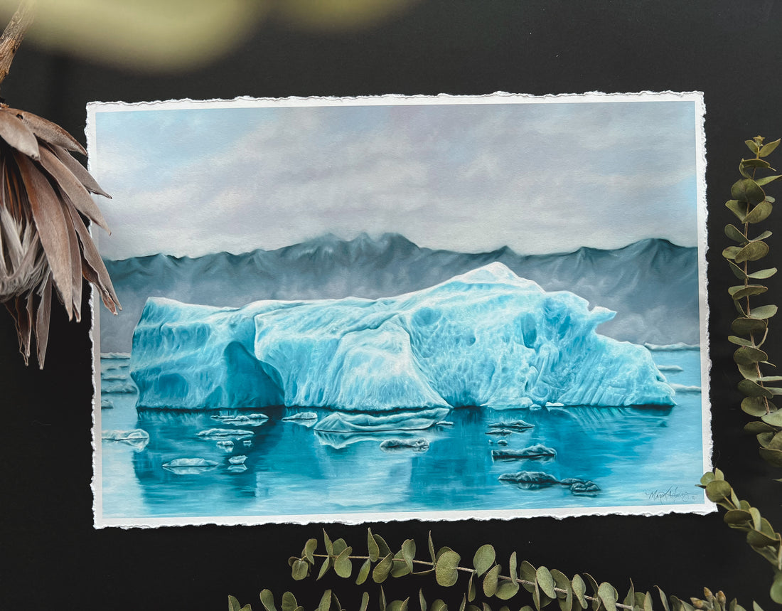 Icy Reflections Hahnemühle German Etching Print