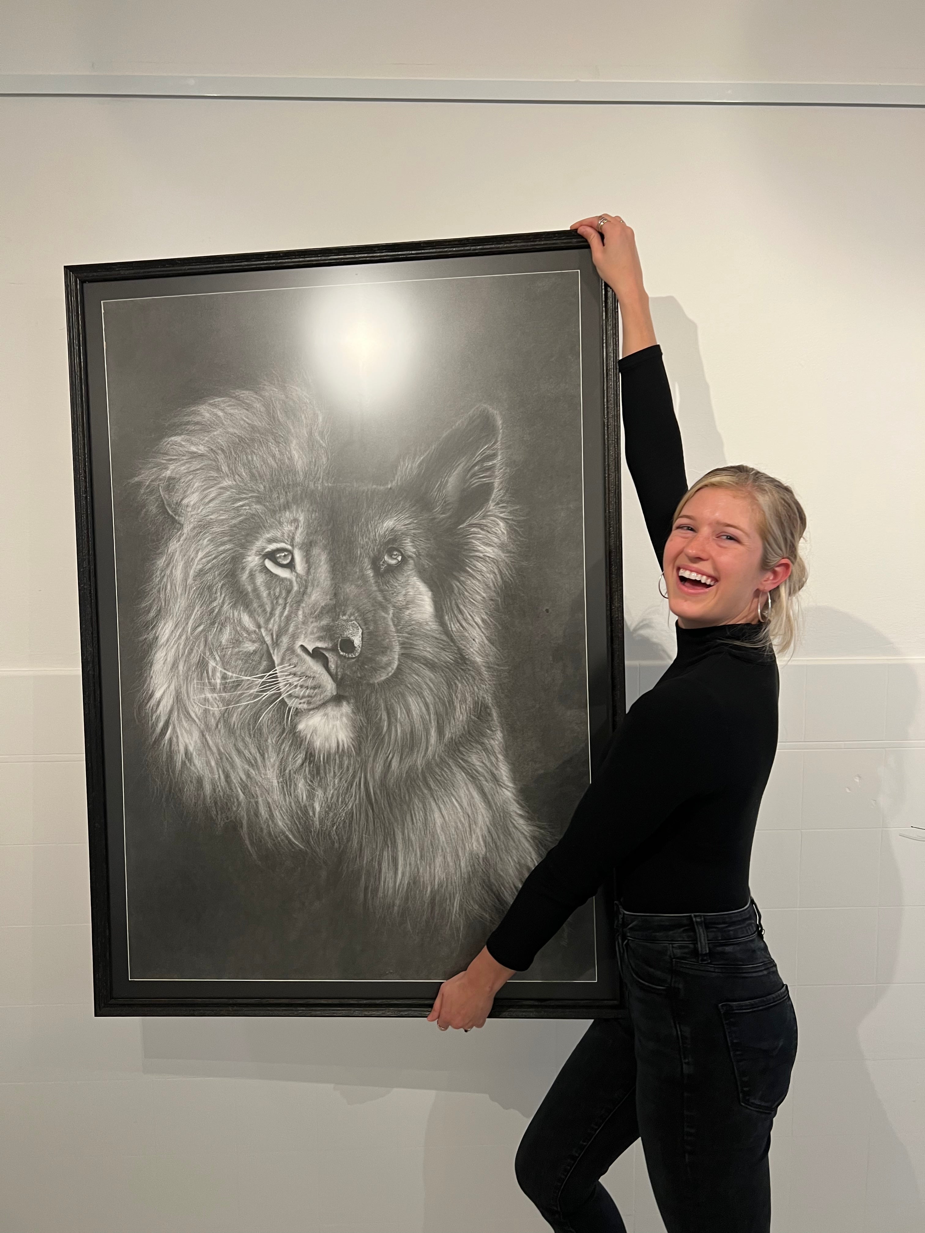 Zara + the Lion Original Artwork