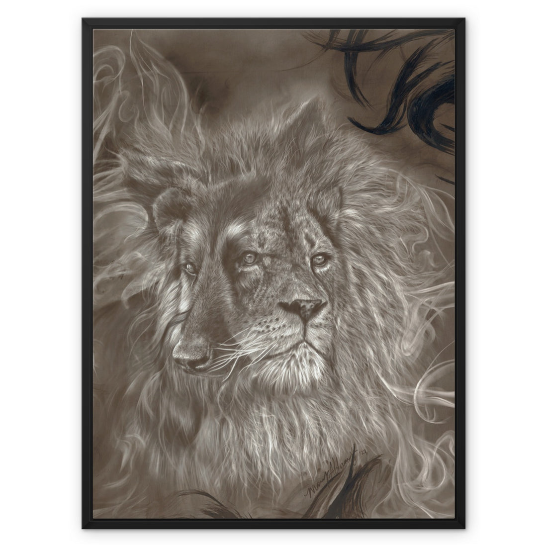 Spirit Animals Framed Canvas