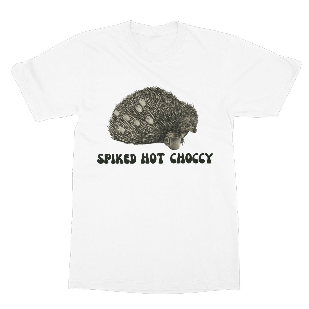 Spiked Hot Choccy Graphic  Softstyle T-Shirt